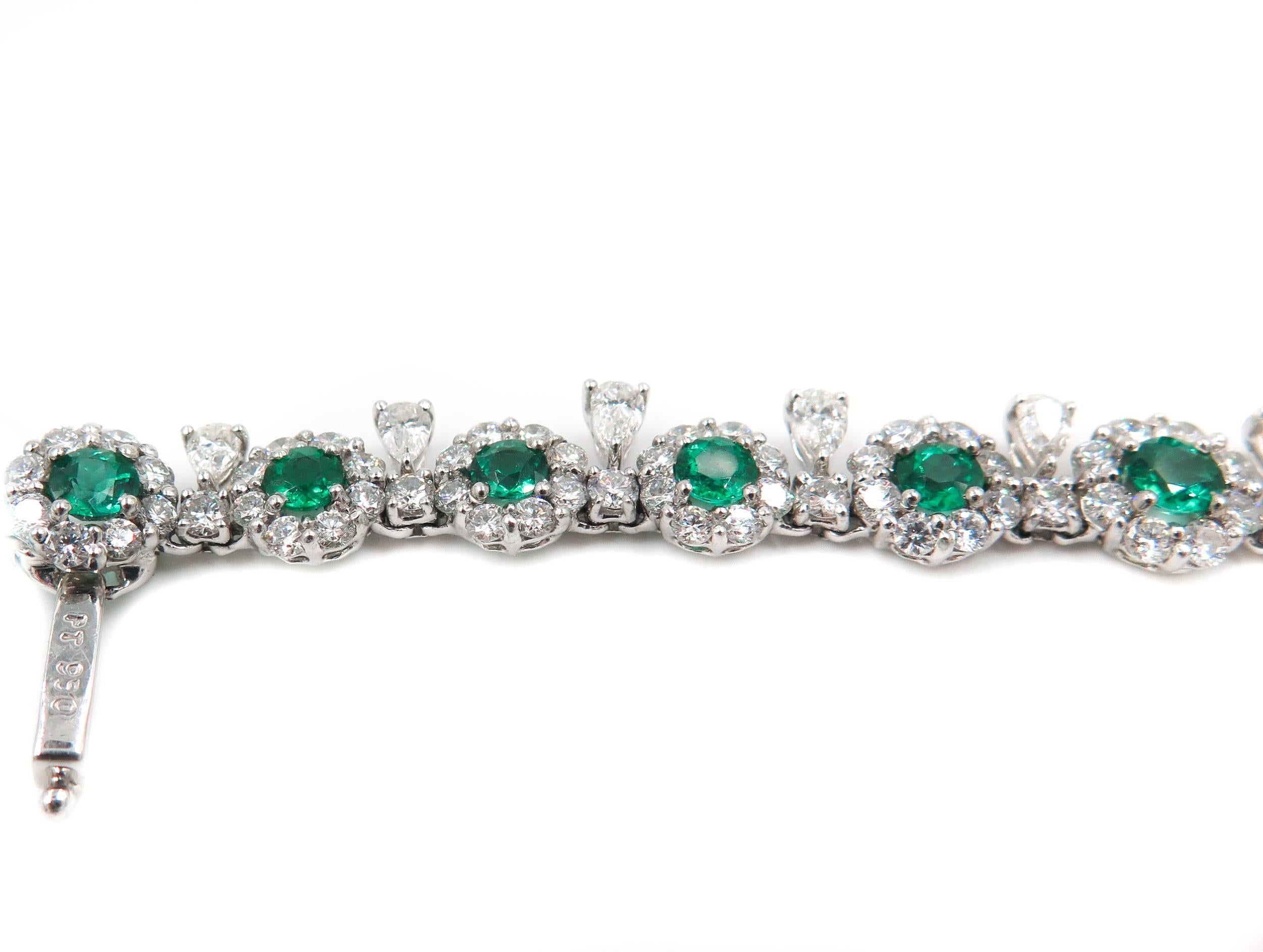 Neoclassical Emerald and Diamond Necklace