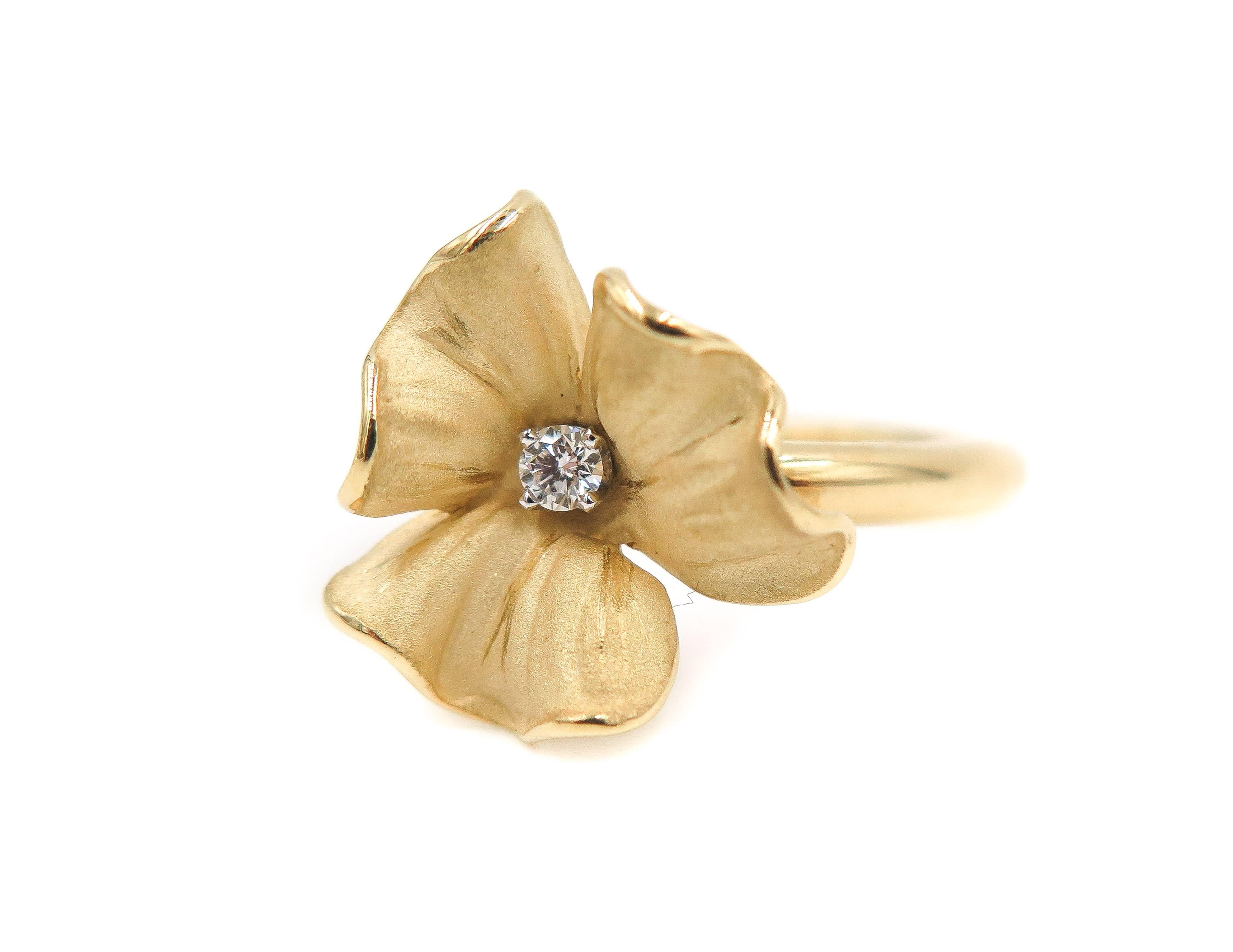 Artist Flower Ring by Annamaria Cammilli