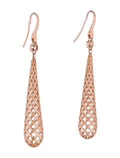 Gucci Diamantissima Drop Rose Gold Earrings