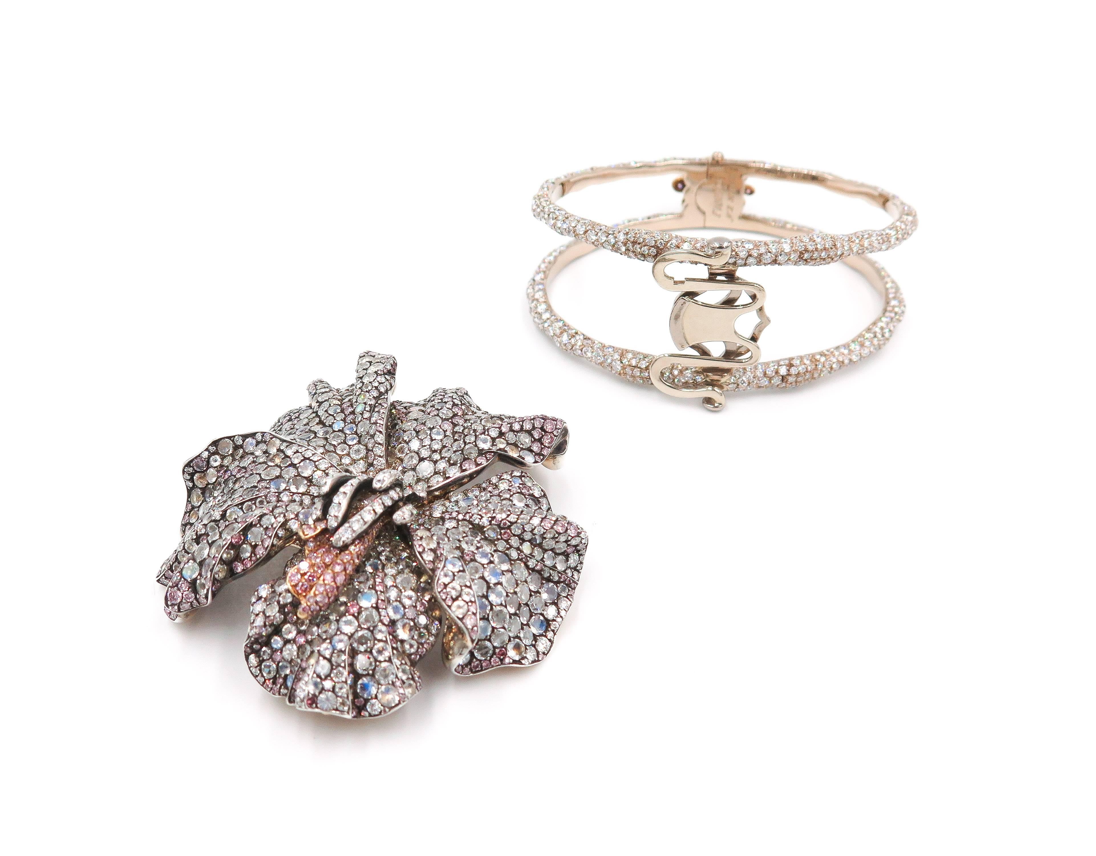 Women's Faberge Hibiscus Cuff Bracelet