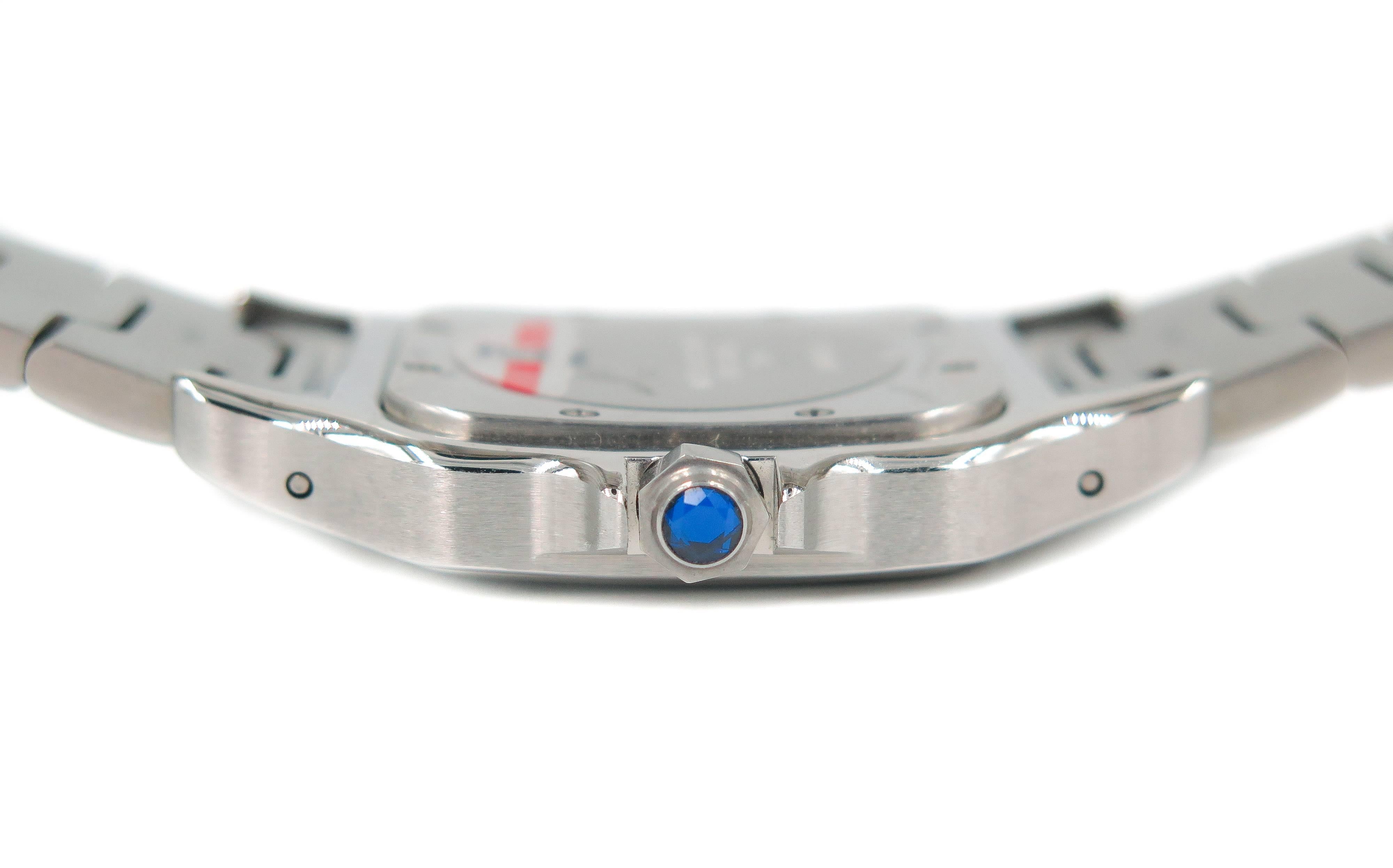 Cartier Ladies Stainless Steel Santos de Galbee Quartz Wristwatch 3
