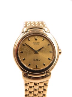 Rolex Ladies Yellow Gold Cellini Quartz Wristwatch