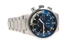 IWC Stainless Steel Aquatimer Chronograph Automatic Wristwatch