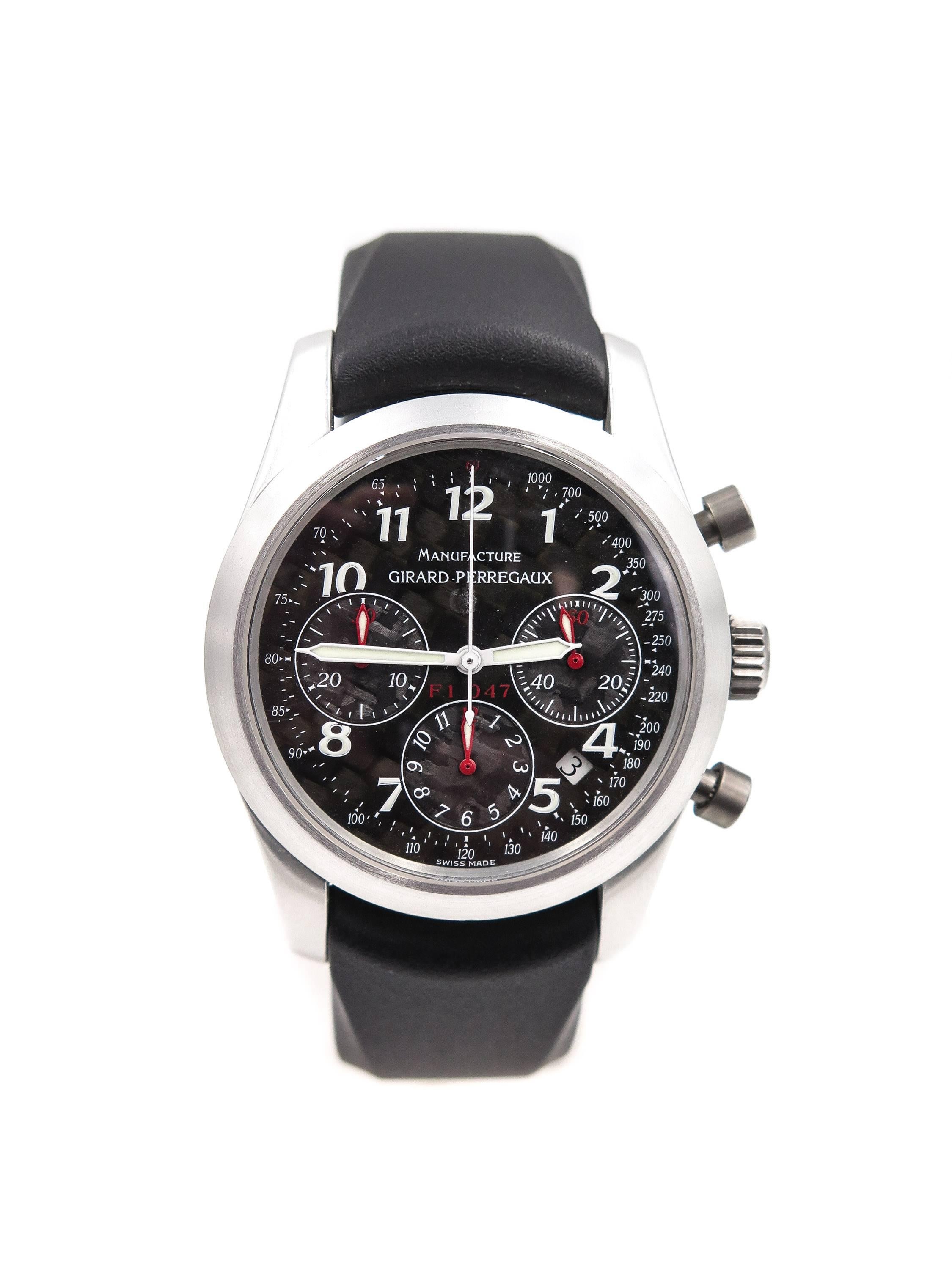 Modern Girard Perregaux Pour Ferrari Titanium F1 Chronograph Wristwatch 