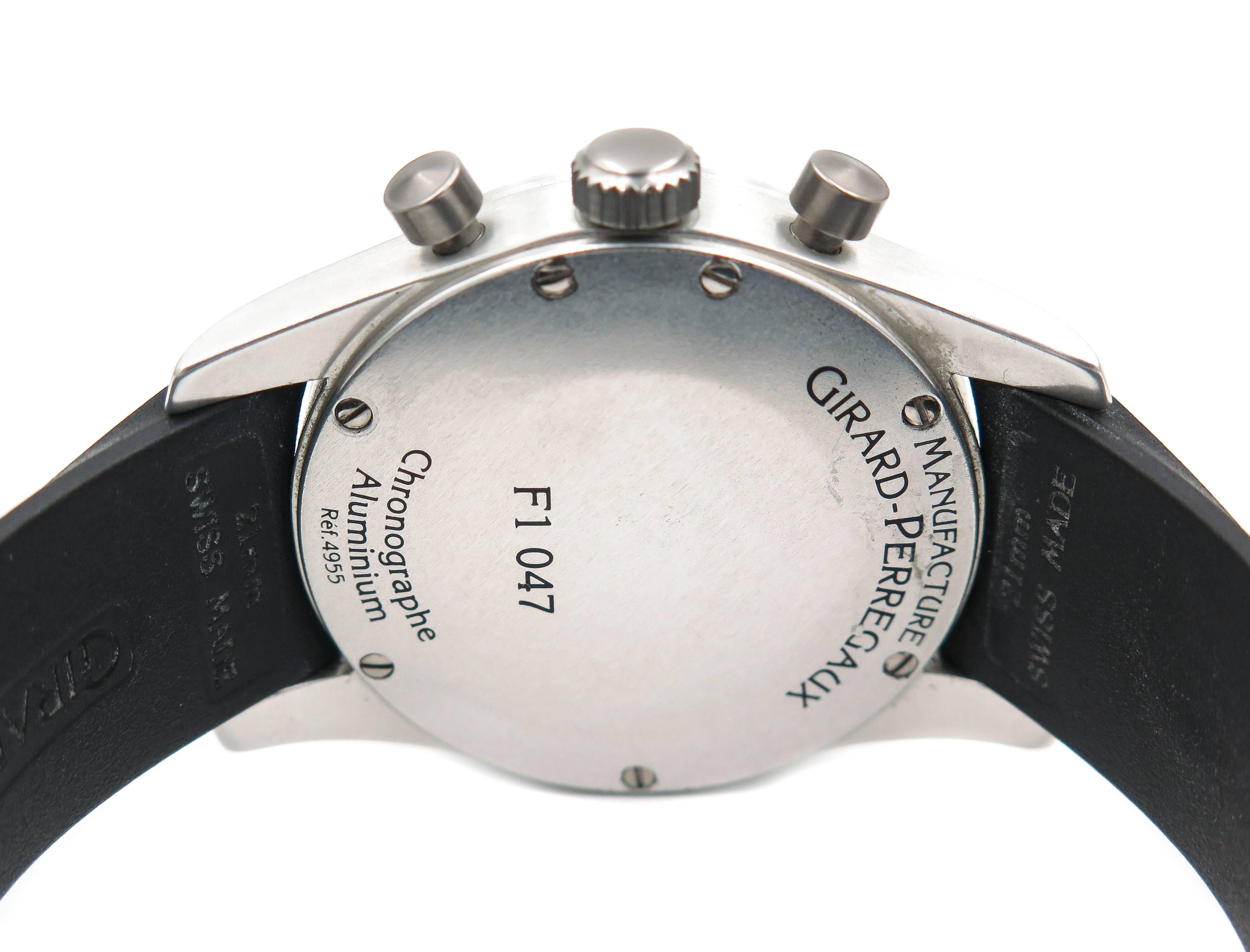 Men's Girard Perregaux Pour Ferrari Titanium F1 Chronograph Wristwatch 