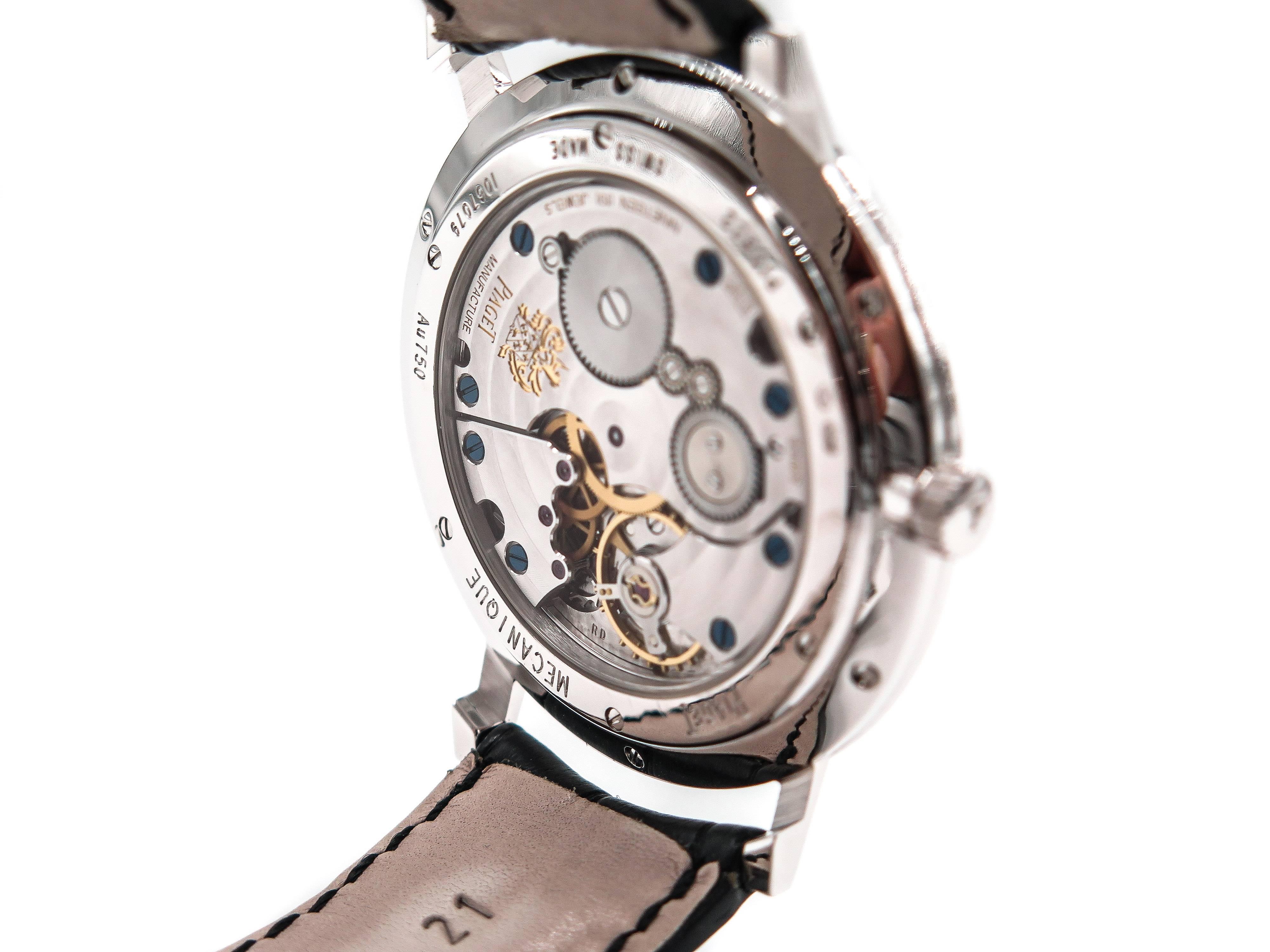 Piaget White Gold Altiplano Manual Wristwatch 1
