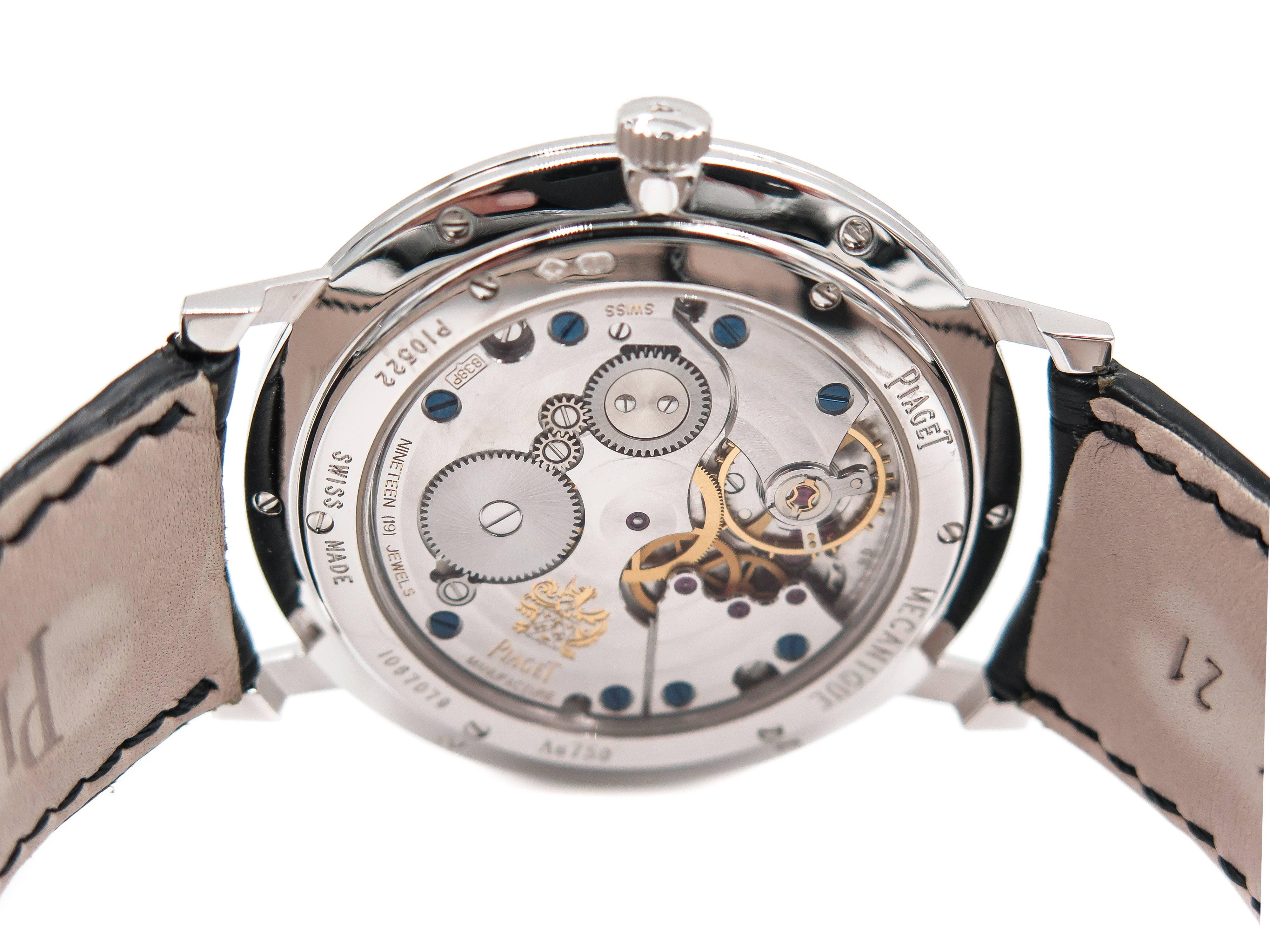 Men's Piaget White Gold Altiplano Manual Wristwatch