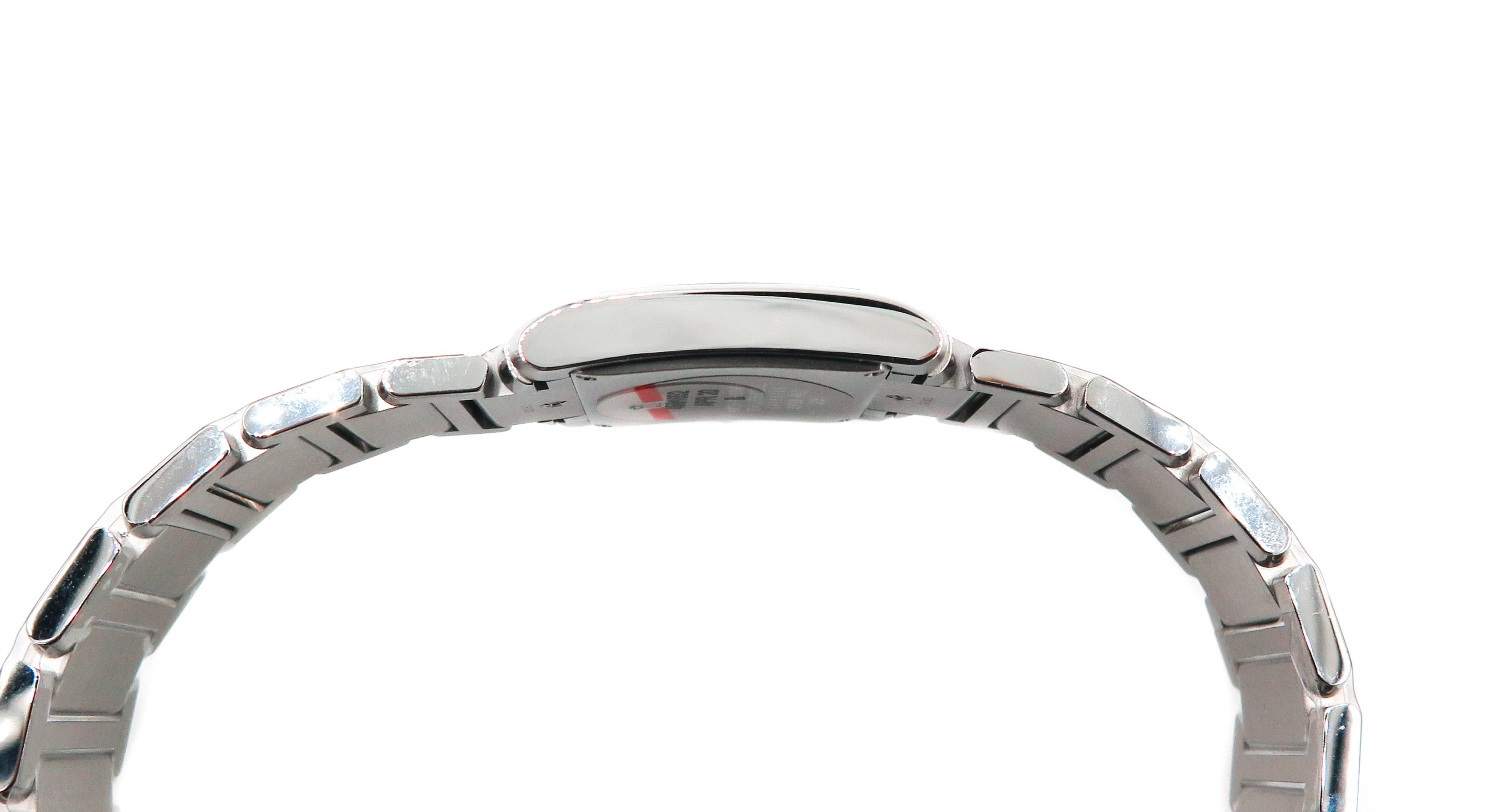 Cartier Ladies Stainless Steel Tank Francaise quartz Wristwatch 1