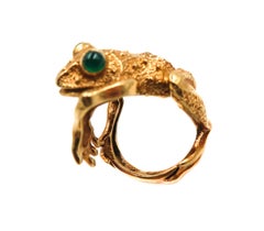 Kurt Wayne Yellow Gold Frog Ring