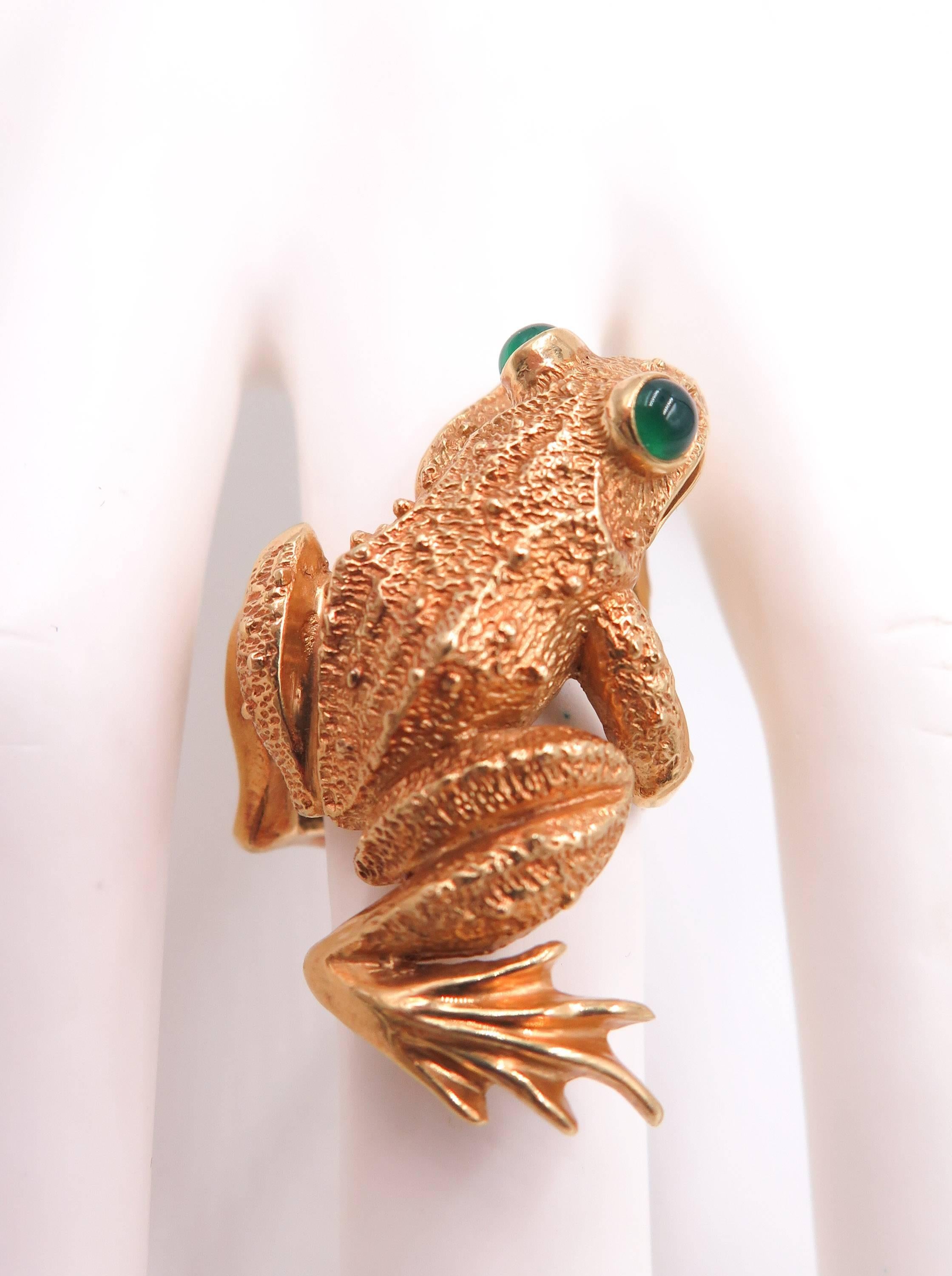 Kurt Wayne Yellow Gold Frog Ring 1