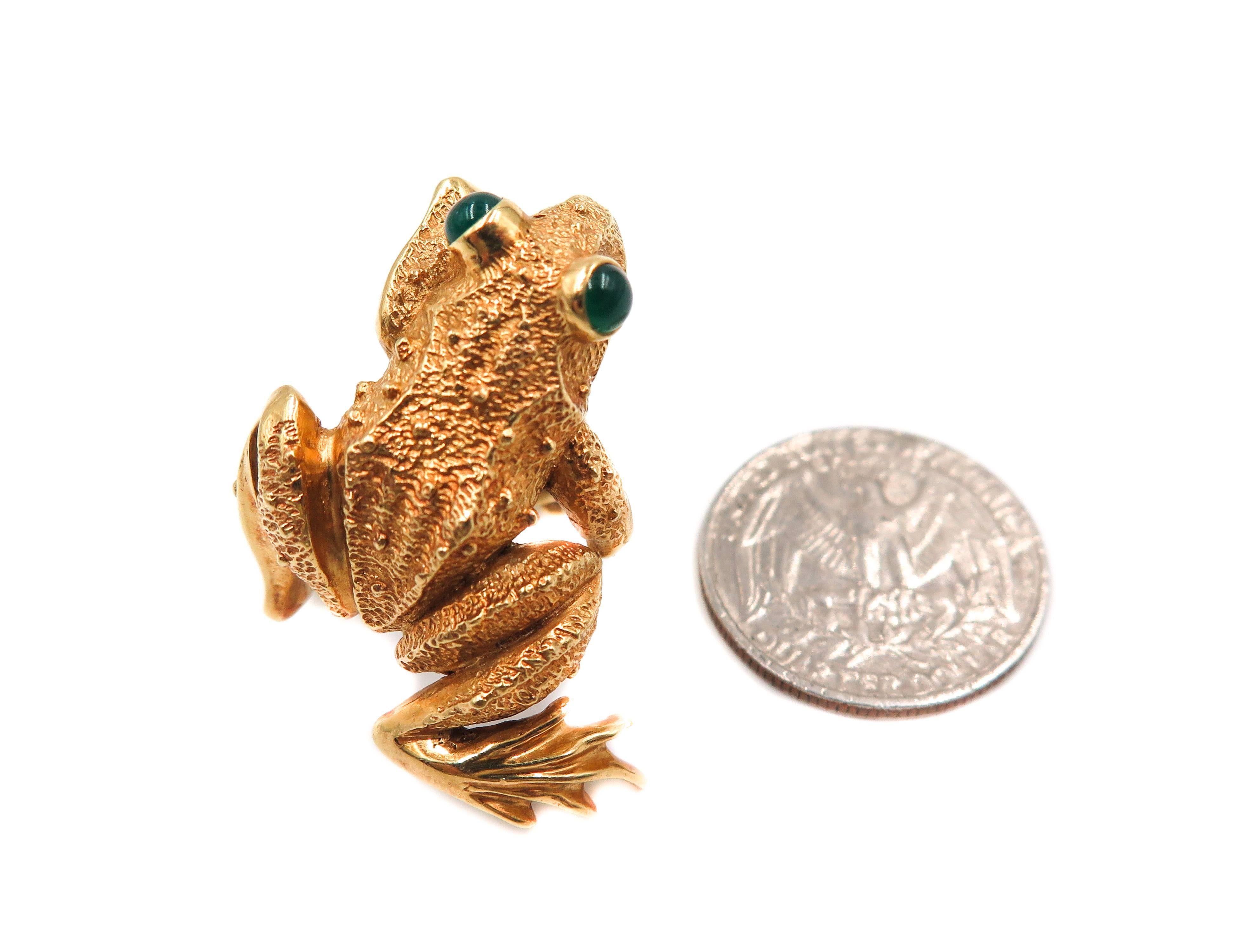 Women's Kurt Wayne Yellow Gold Frog Ring