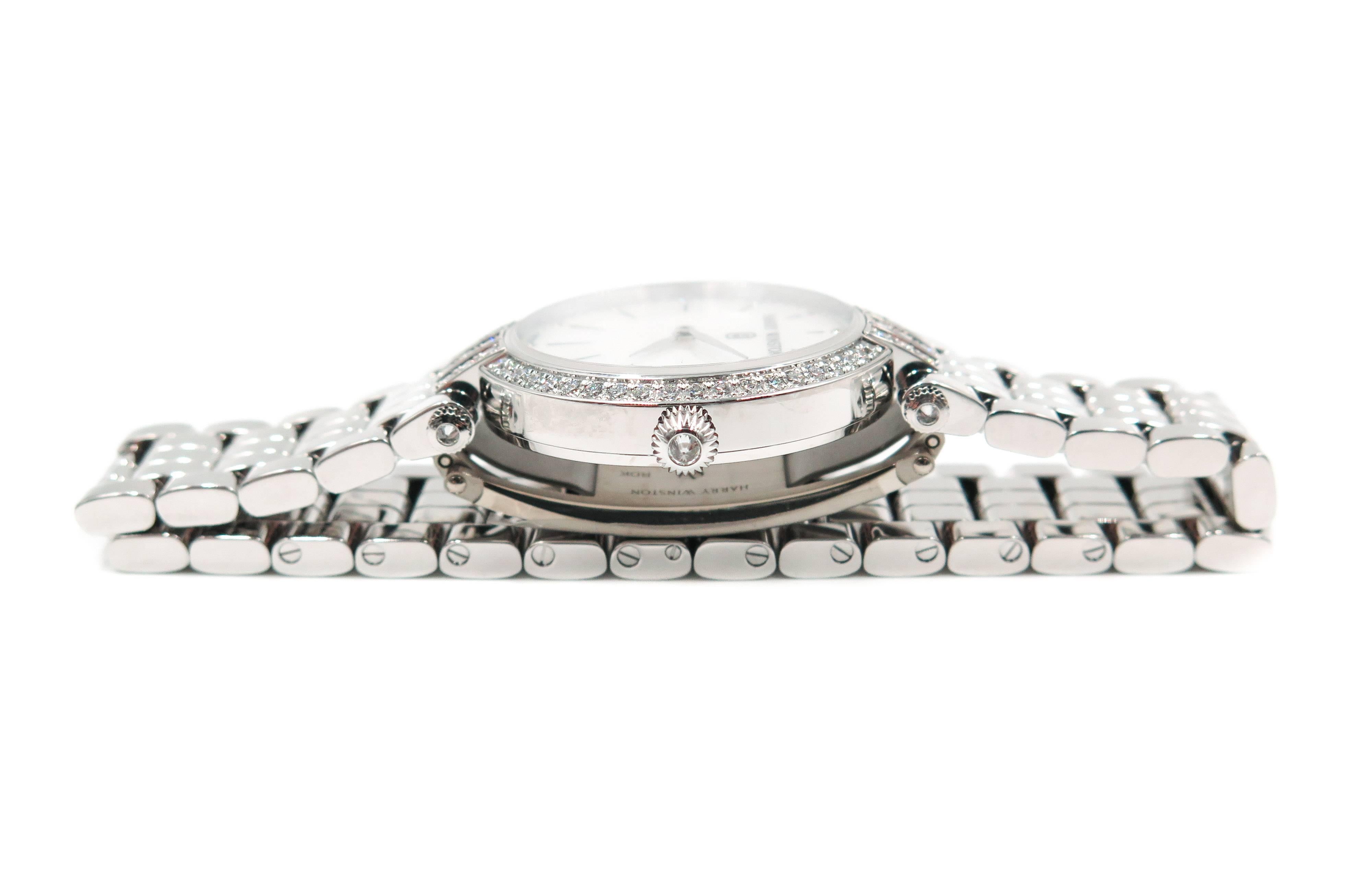 Women's Harry Winston Ladies White Gold Diamond Premier quartz Wristwatch