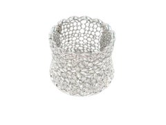 Bracelet large à diamants