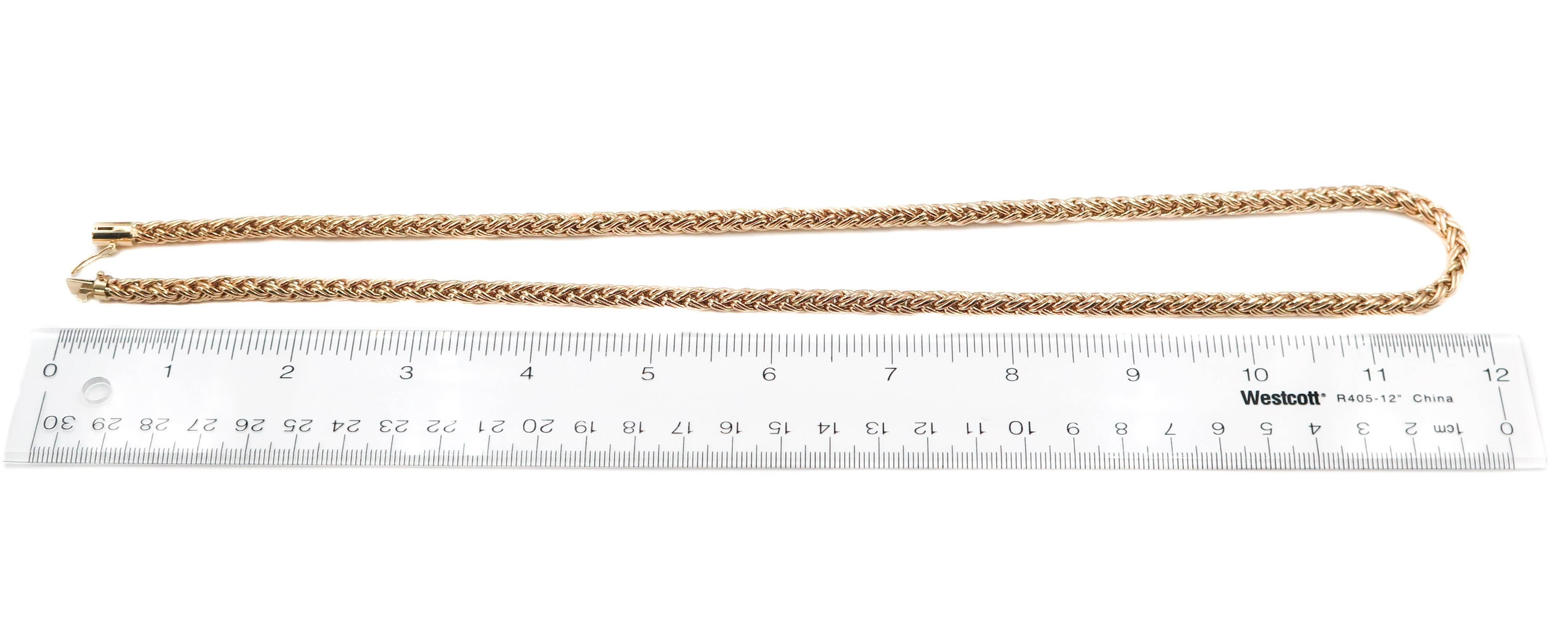 gold spiga chain necklace