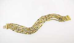Gold  Multi-strand Manfredi Bracelet