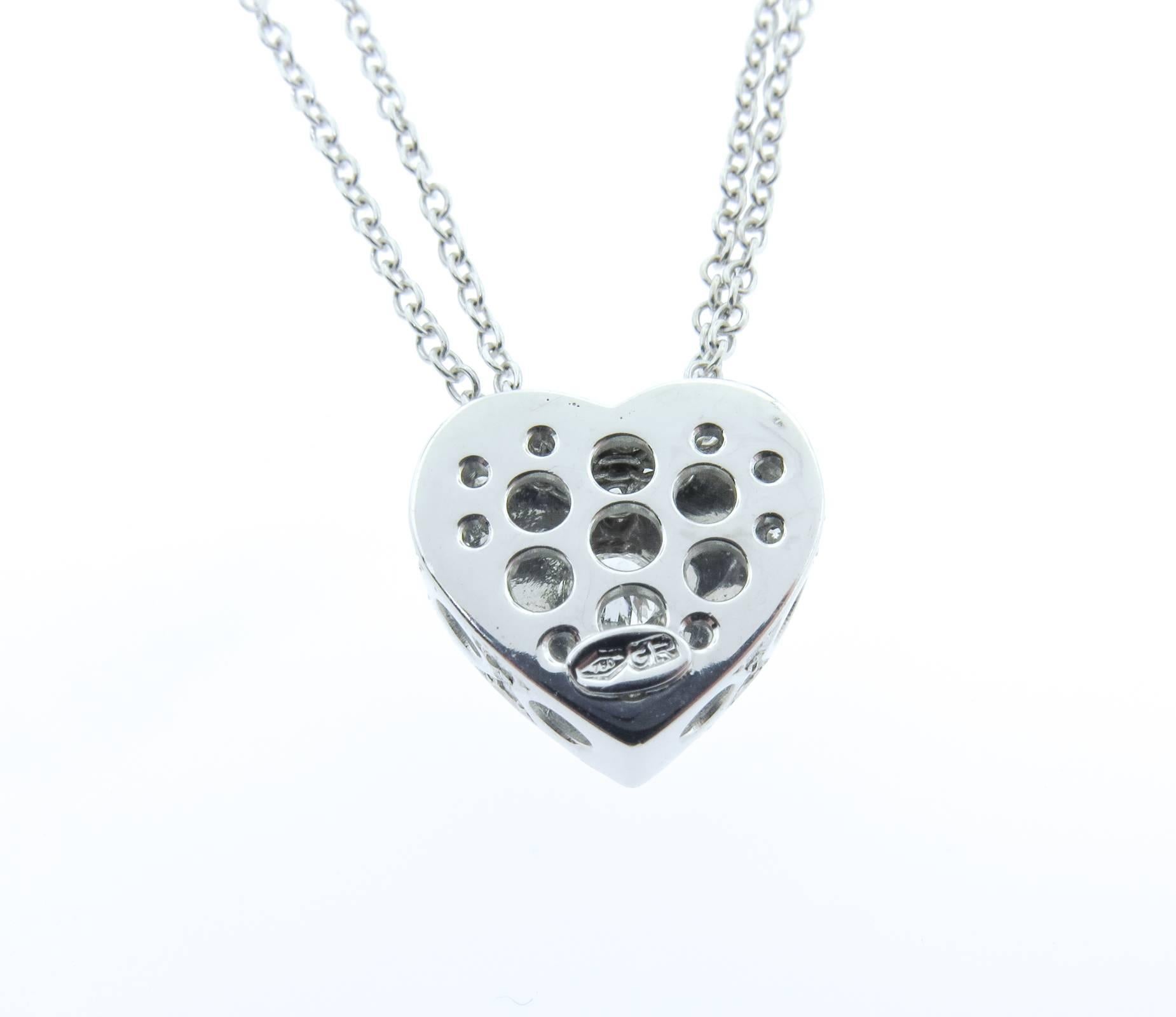 Tiffany & Co. Diamond Gold Heart Necklace 1