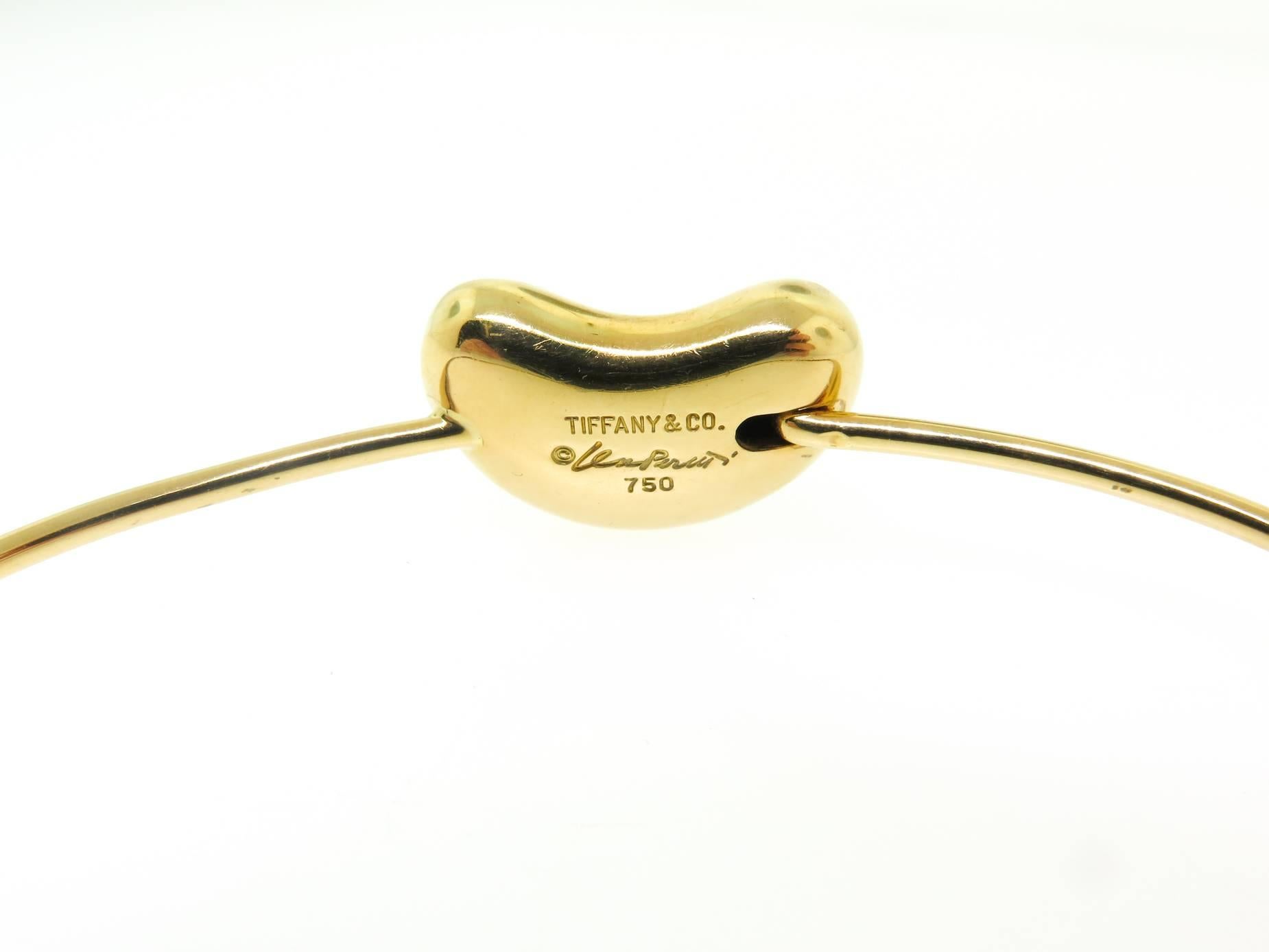 Women's Tiffany Bean Bangle Bracelet by Elsa Peretti
