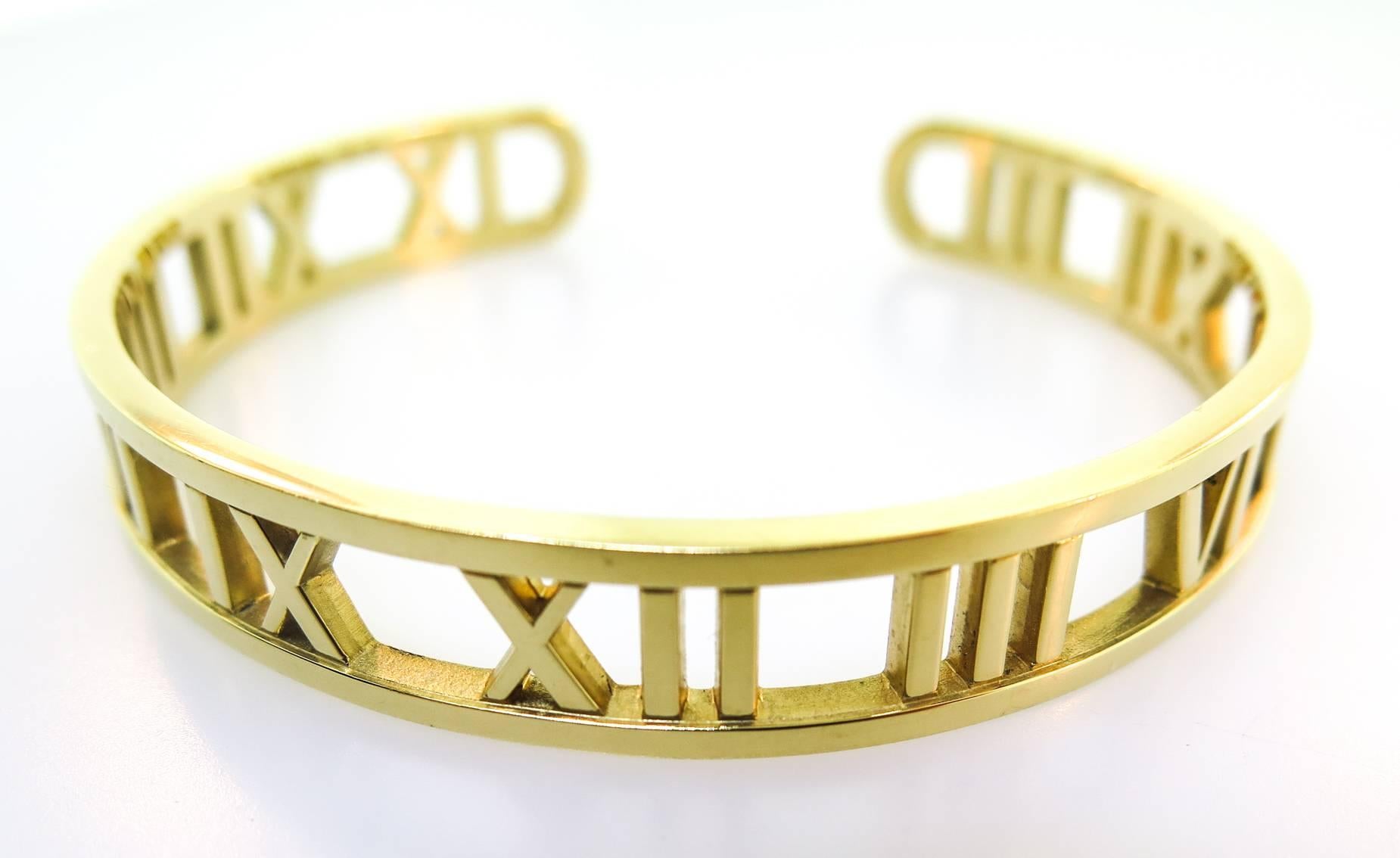 Tiffany & co. gold Atlas Cuff Bracelet 1