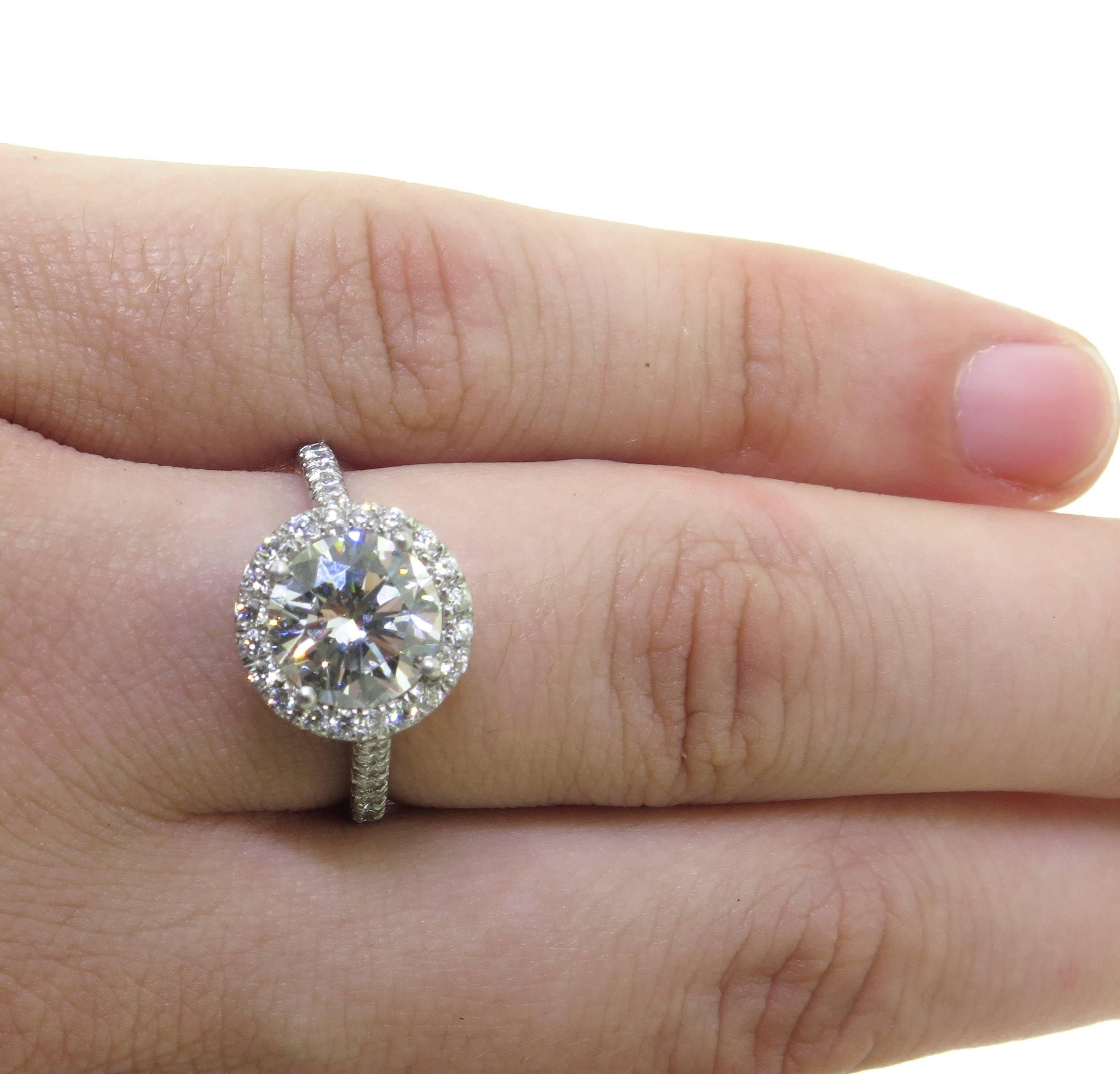 Platinum Diamond Engagement Ring 2
