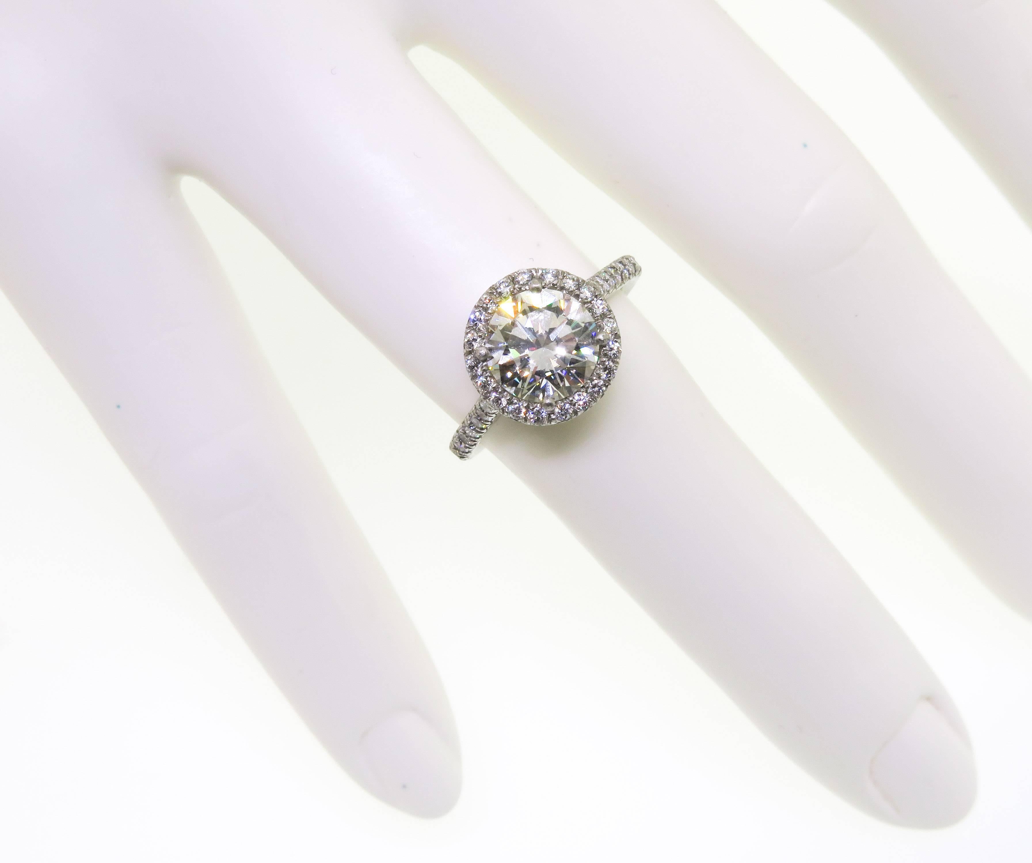 Platinum Diamond Engagement Ring 1