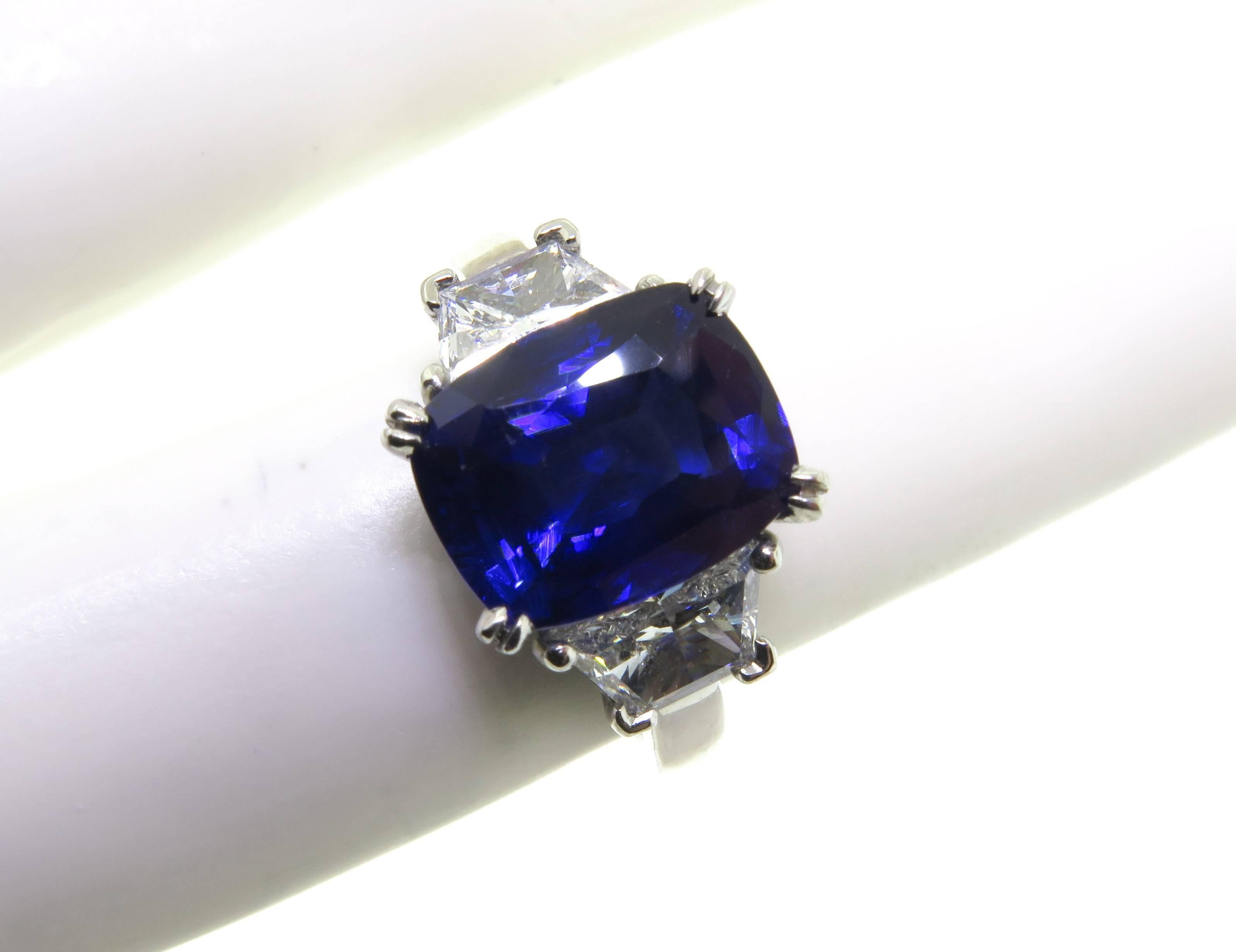 Sapphire Diamond Ring 4