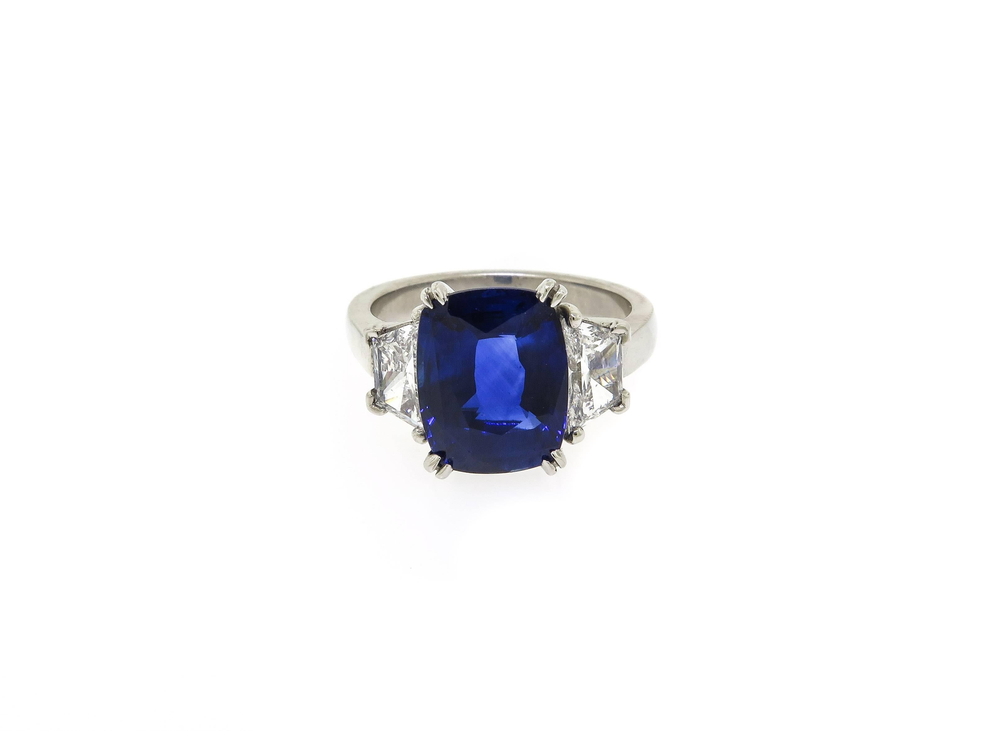 Sapphire Diamond Ring 1