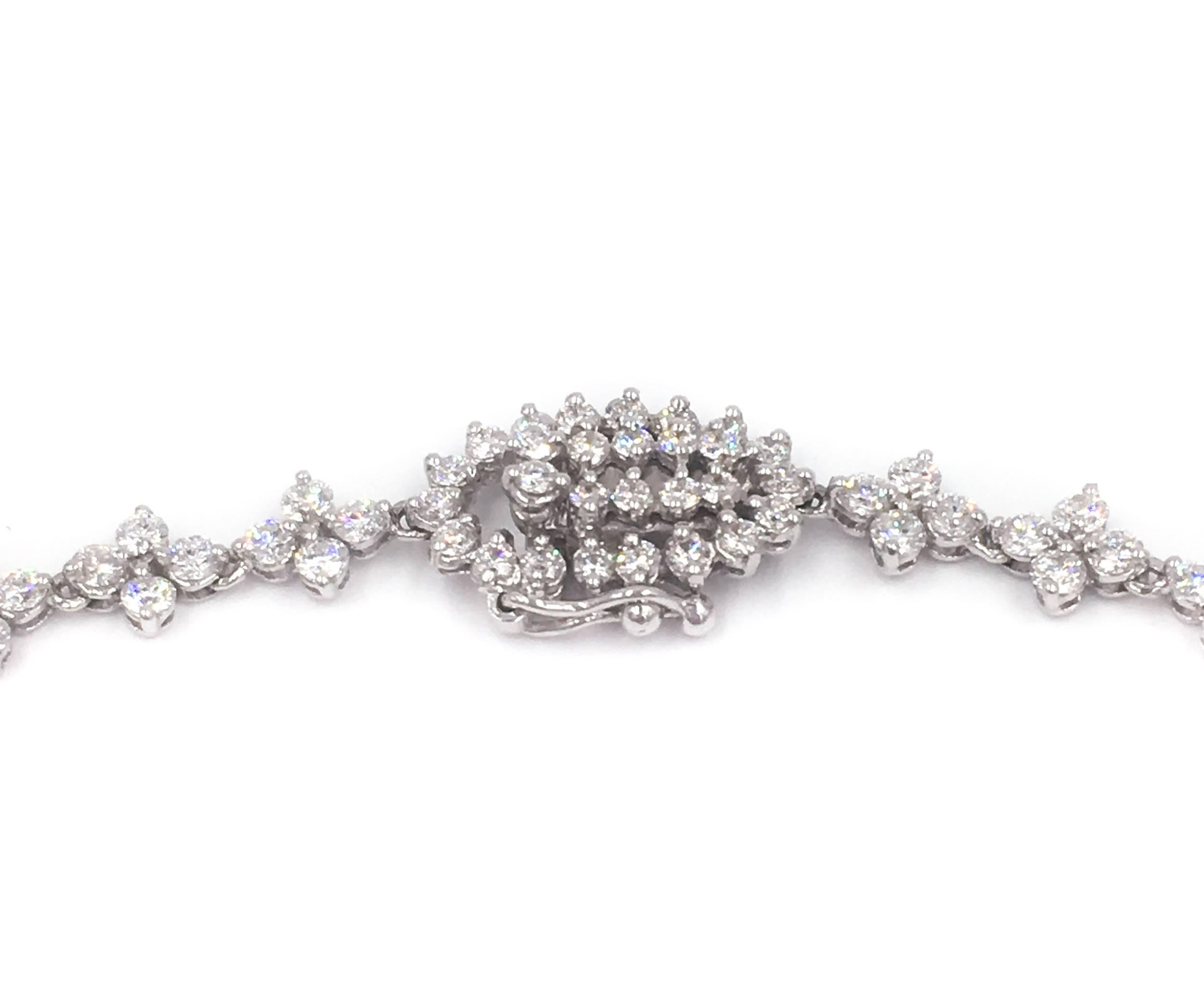Leo Pizzo Sapphire Diamond Necklace In New Condition In Greenwich, CT
