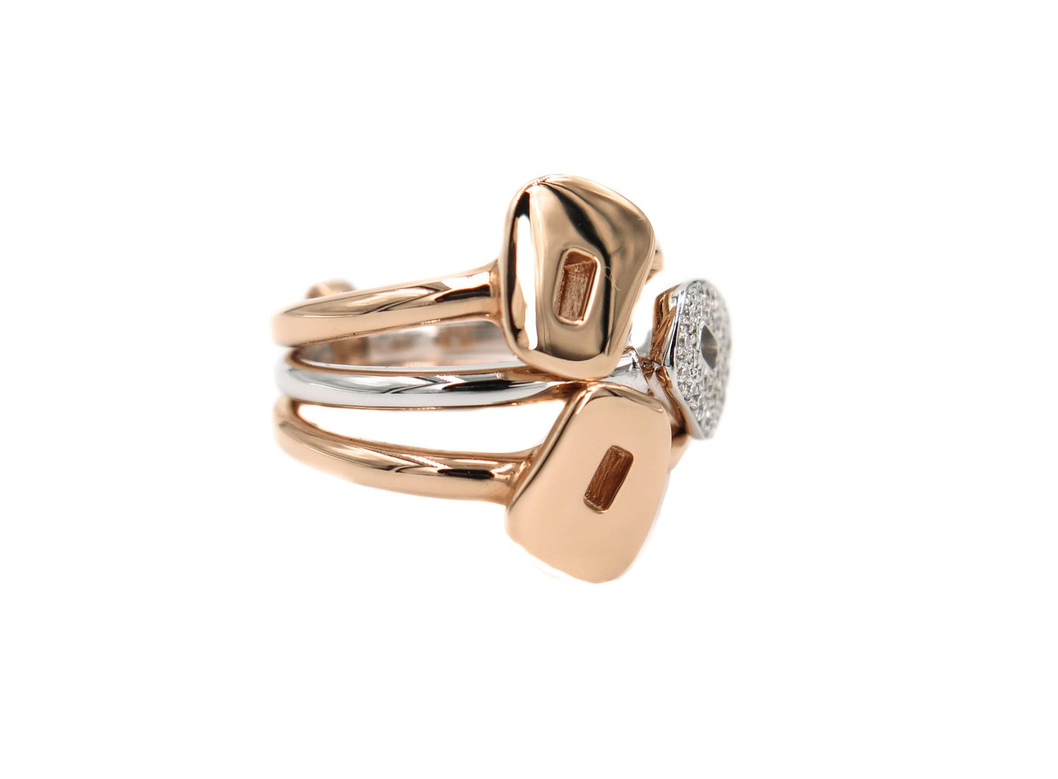 Rose Gold Puzzle Ring By Mattioli For Sale At 1stdibs