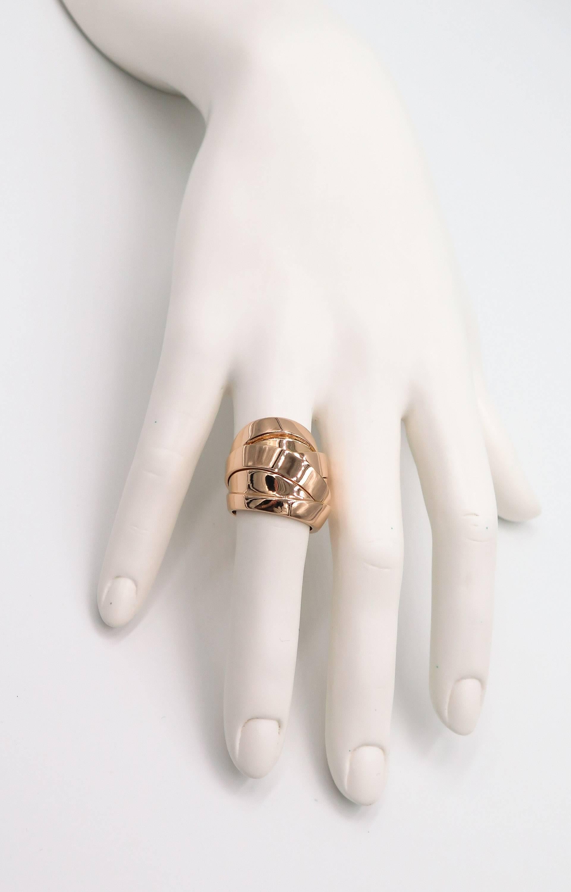 Maldamore Rose Gold Ring by Mattioli 4