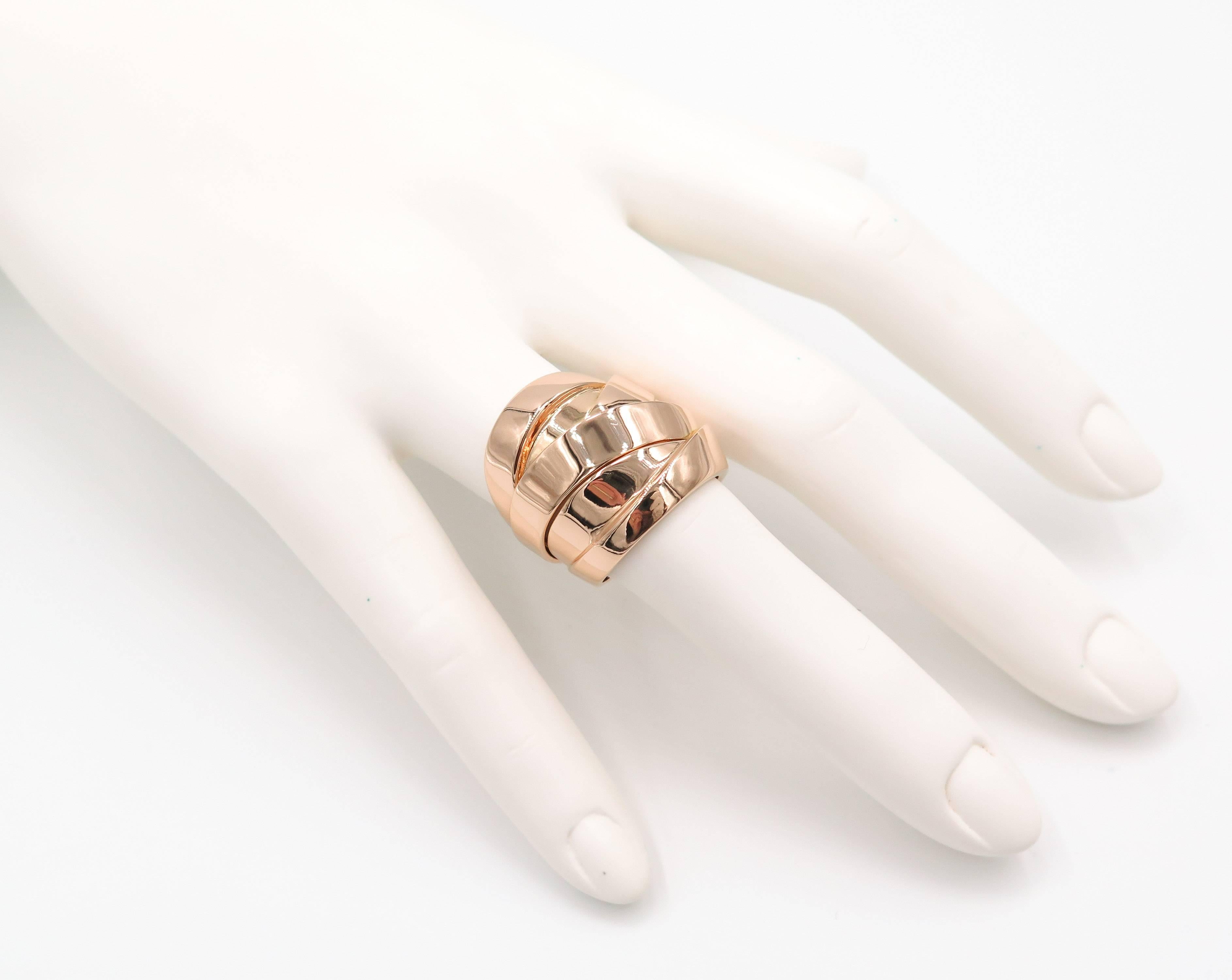 Maldamore Rose Gold Ring by Mattioli 5