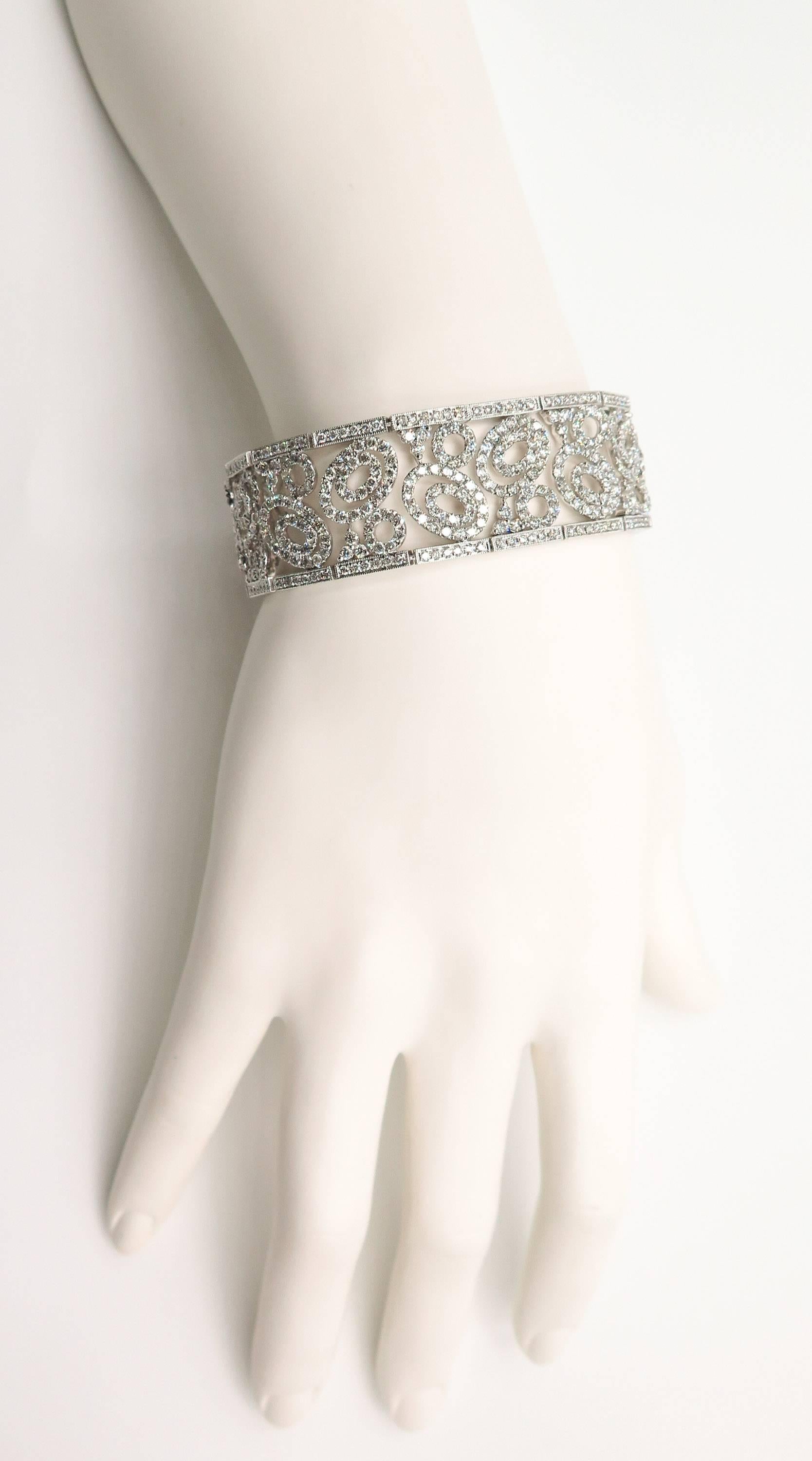 White Gold Diamond Bracelet 3
