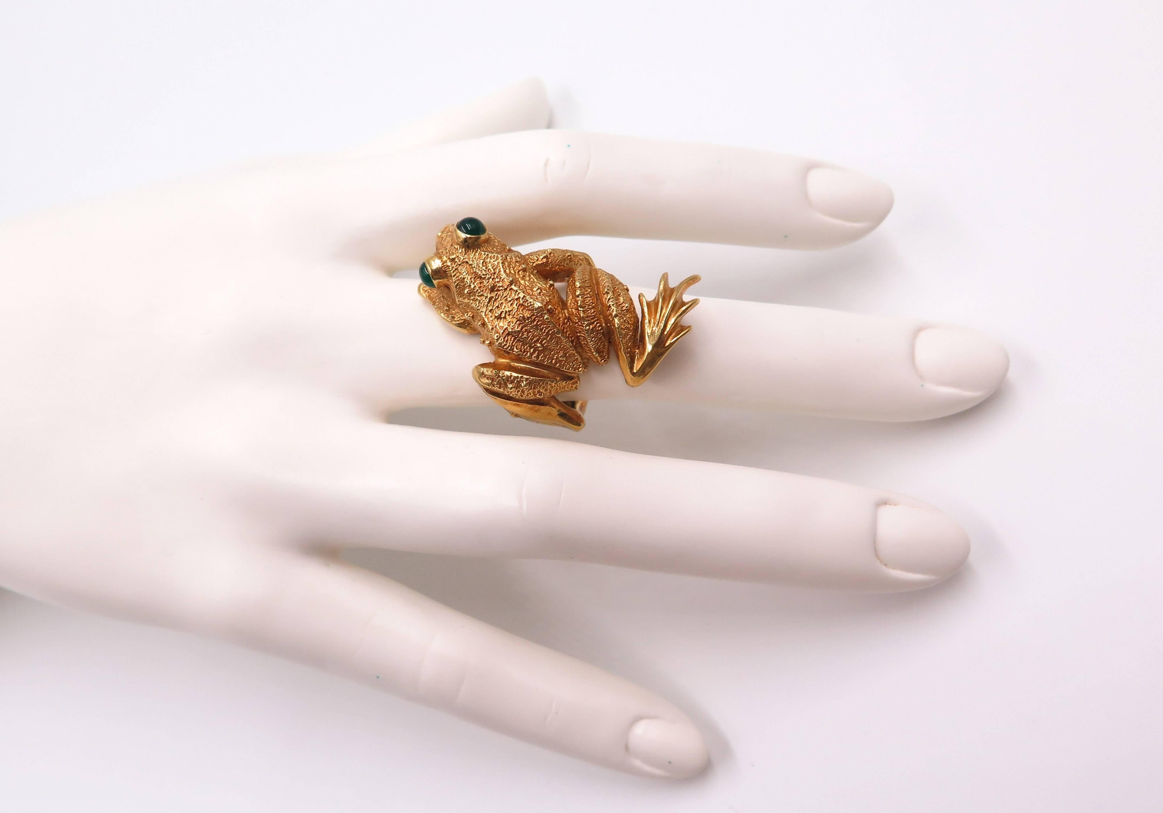 Kurt Wayne Yellow Gold Frog Ring 4