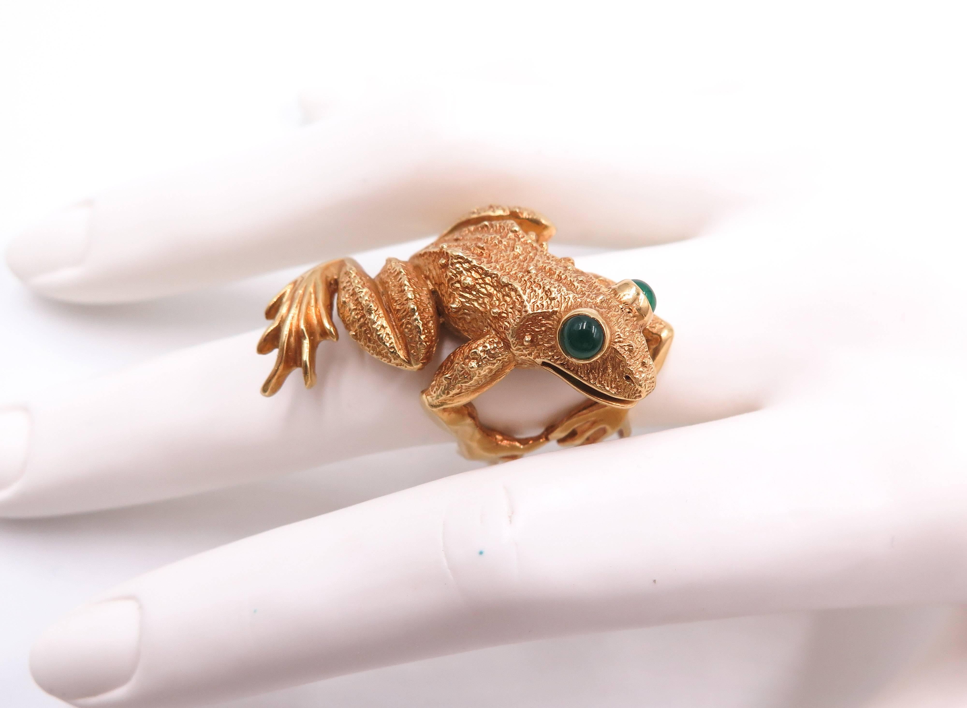 Kurt Wayne Yellow Gold Frog Ring 5