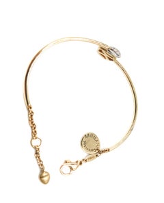 Satin and Diamond pave Bangle Bracelet by Brumani