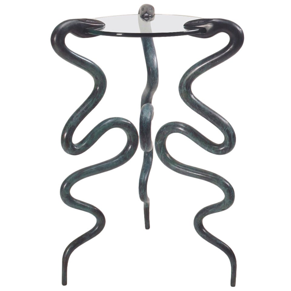 Judy Kensley Mckie, A Serpent Side Table For Sale