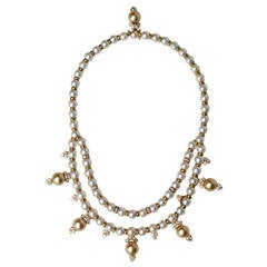 Van Cleef & Arpels Cultured Pearl and Diamond Necklace