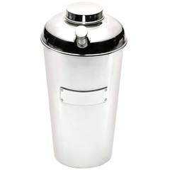 Vintage Cartier A Sterling Silver Cocktail Shaker