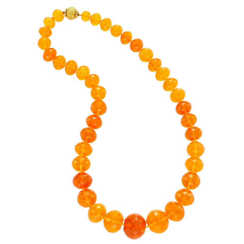 Bulgari Fire Opal Diamond Necklace