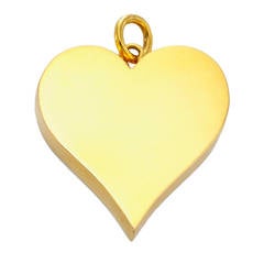 Retro Cartier Cipullo Gold Heart Pendant