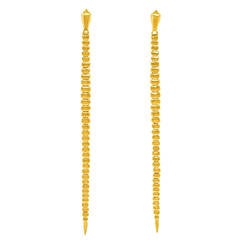 Vintage Tiffany & Co. Elsa Peretti Gold Snake Earrings