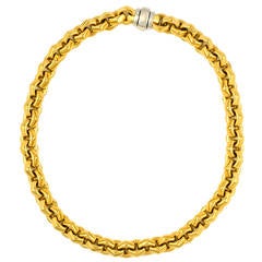 Vintage Carl F. Bucherer Gold Necklace