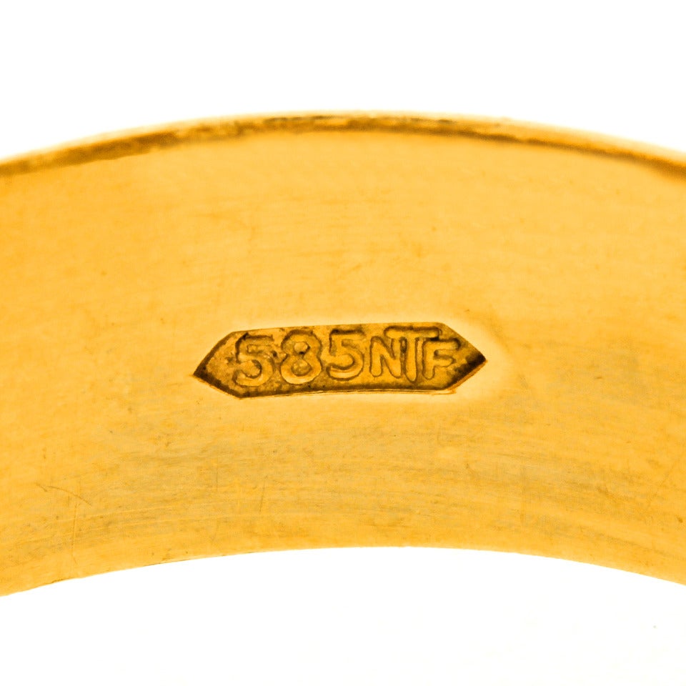 Intaglio Citrine Gold Ring 1