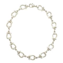 Retro Tiffany & Co. Nautical Motif Sterling Necklace