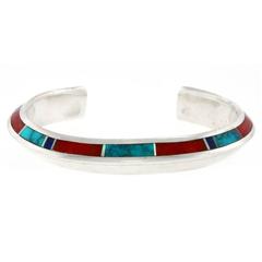 Bracelet en sterling Douglas Nava Native American Intarsio Set