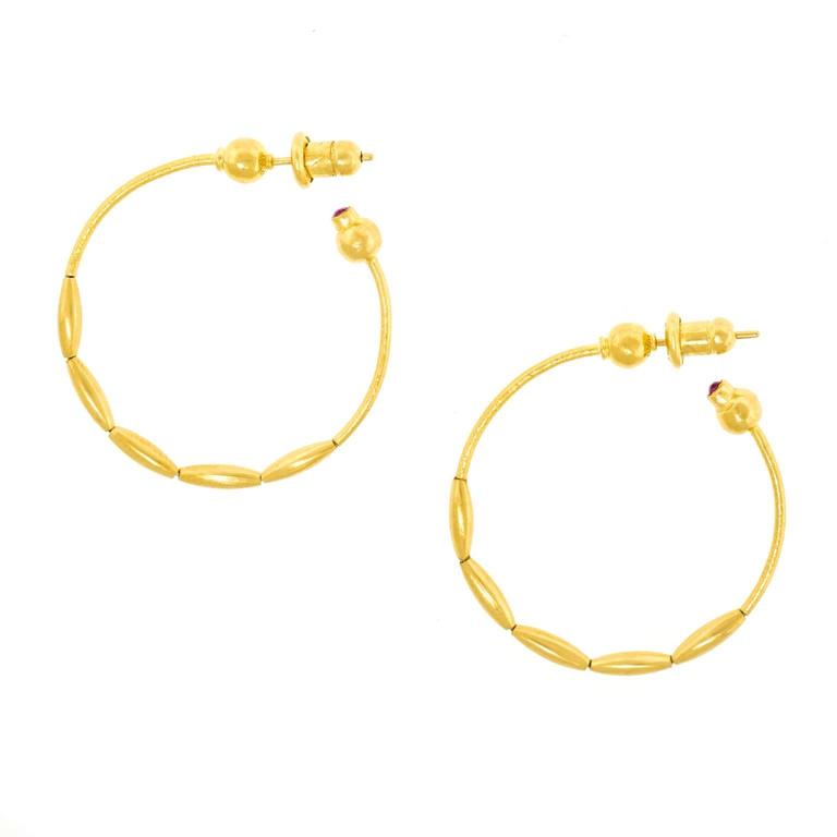 Gurhan 24k Gold Hoops For At 1stdibs Gurhan 24k Gold Hoops For