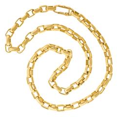 Vintage Gold Link Necklace