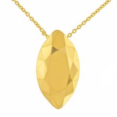 Retro Elsa Peretti for Tiffany & Co. Faceted Gold Necklace