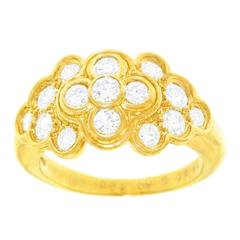 Dior Diamond-Set Gold Ring