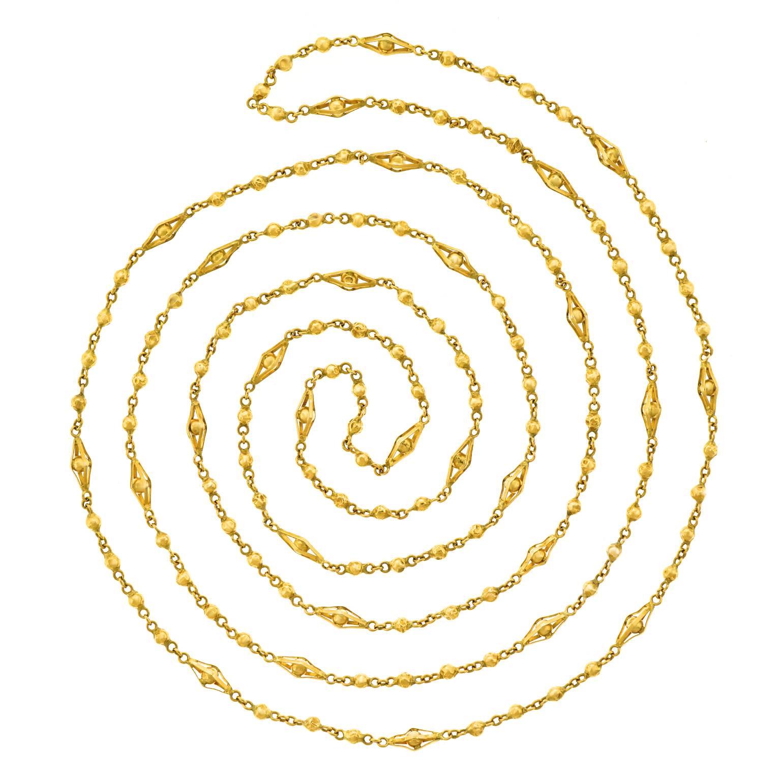 1960s Mogul Gold Chain