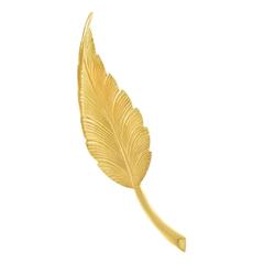 1950s Tiffany & Co. Gold Leaf Brooch